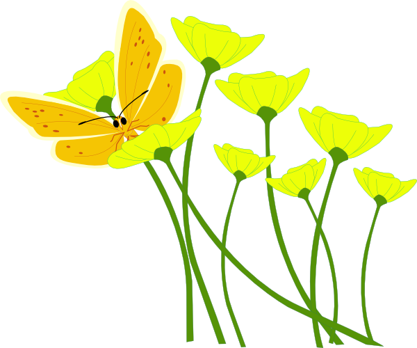 Yellow Flower Clipart | Cool Eyecatching tatoos