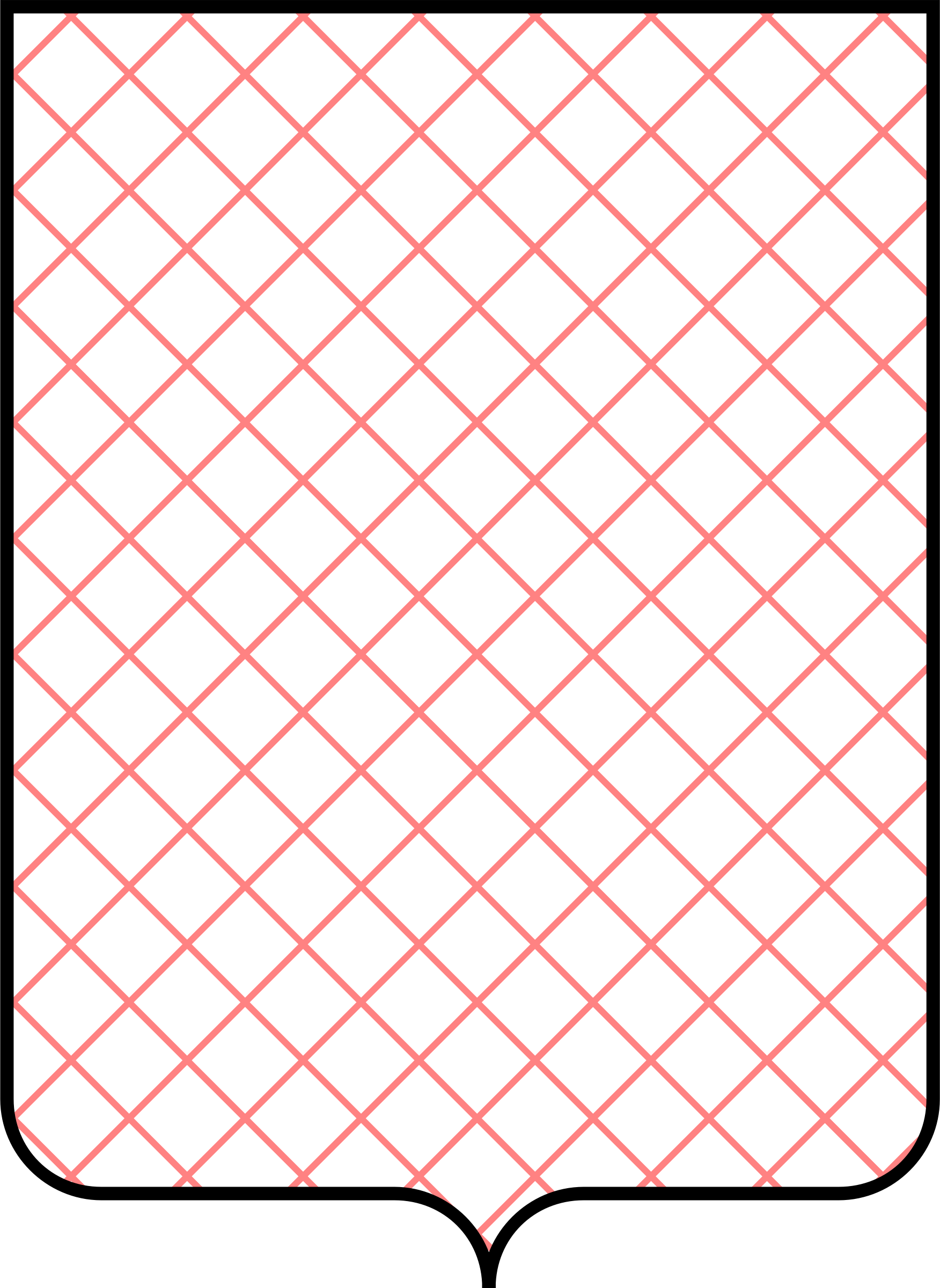 Clipart - Shield Pattern Grid Transversal
