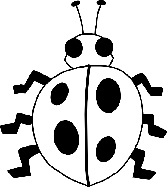 Ladybug Clipart Black And White | Clipart Panda - Free Clipart Images