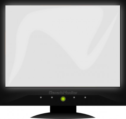 Computer Monitor clip art Vector clip art - Free vector for free ...