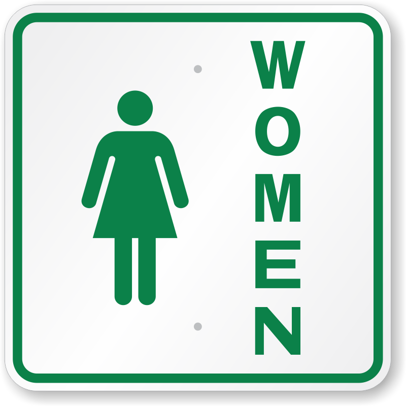 Women's Bathroom Sign Printable - Printable Blank World