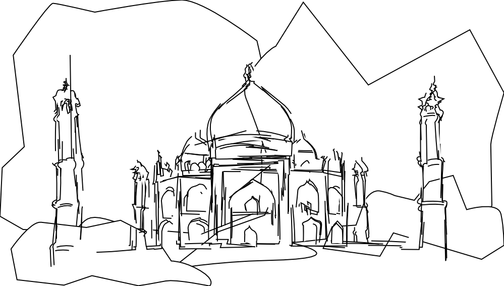 Taj Mahal Clip Art - ClipArt Best