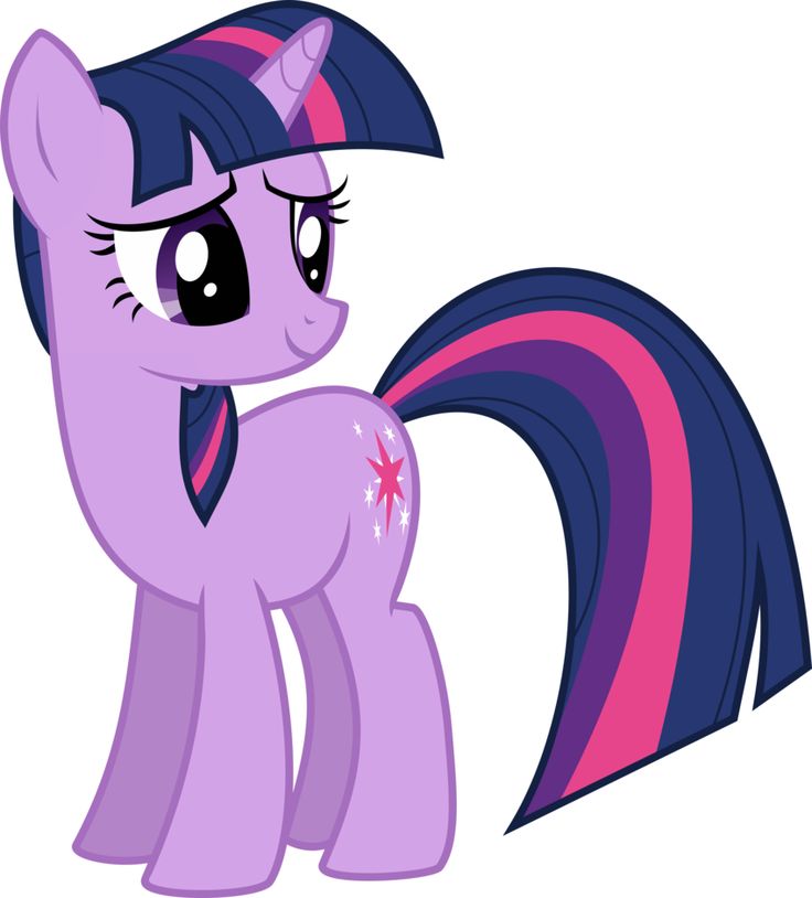 my little pony clip art | My Little Pony vector - smiling Twilight ...