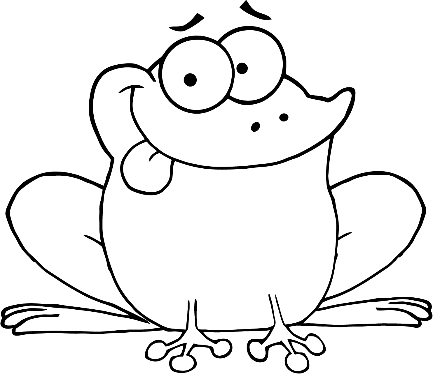 Tree Frog Coloring Page | Clipart Panda - Free Clipart Images