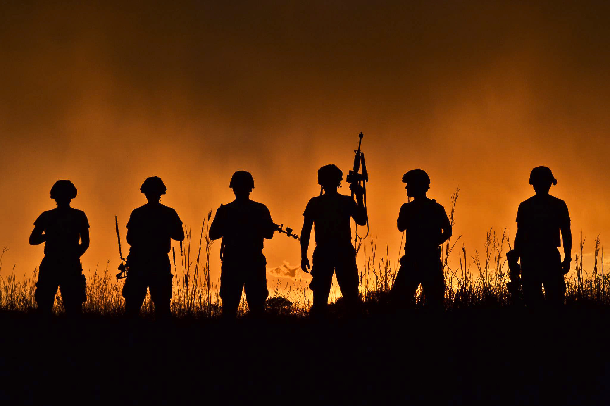 Sunset Soldier Silhouettes | TIME.com