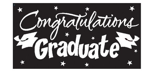 Amazon.com: Creative Converting Congrats Grad Paper Art Gigantic ...