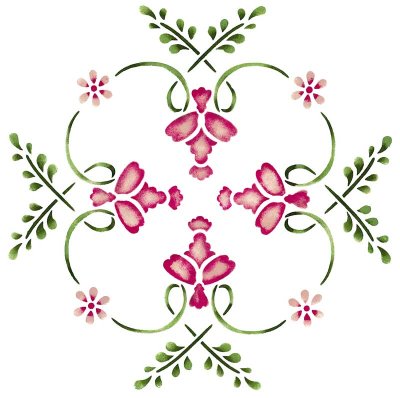 How to Stencil a Vintage Floral Table Cloth - HowStuffWorks