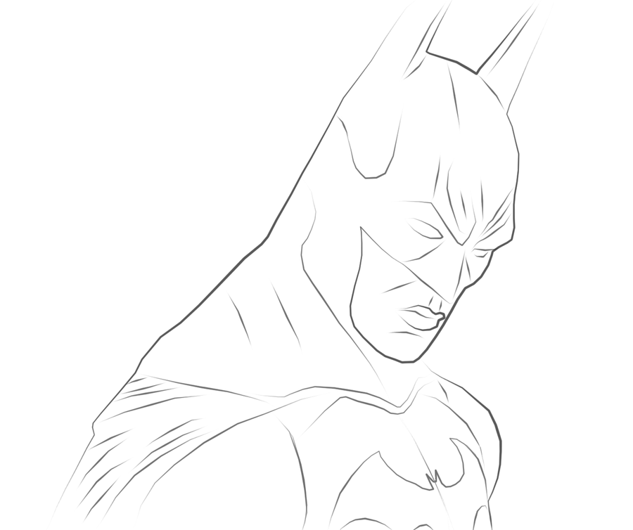 Lineart - Batman by Liasmani on DeviantArt
