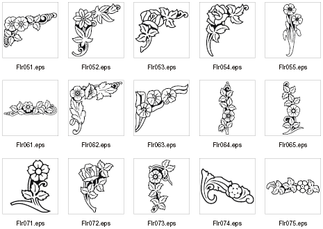 Floral Designs 2 Clipart Collection