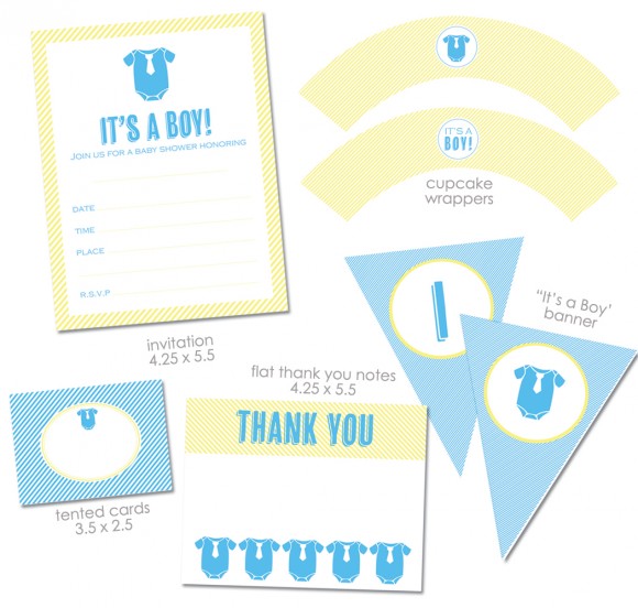 Free Baby Shower Bingo Printable Cards for a Boy Baby Shower ...