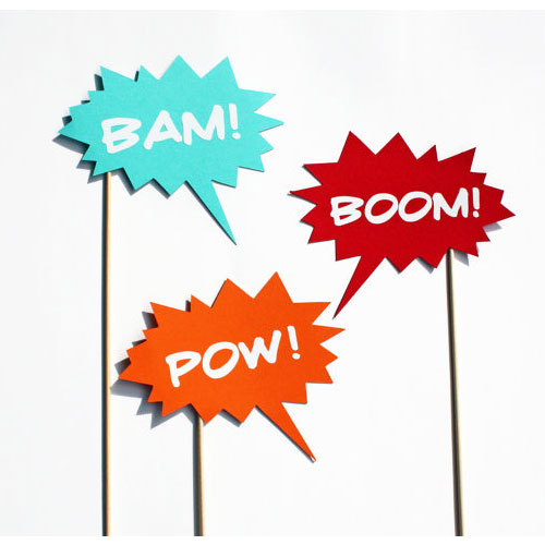 Pow! Blam! Photo Props!