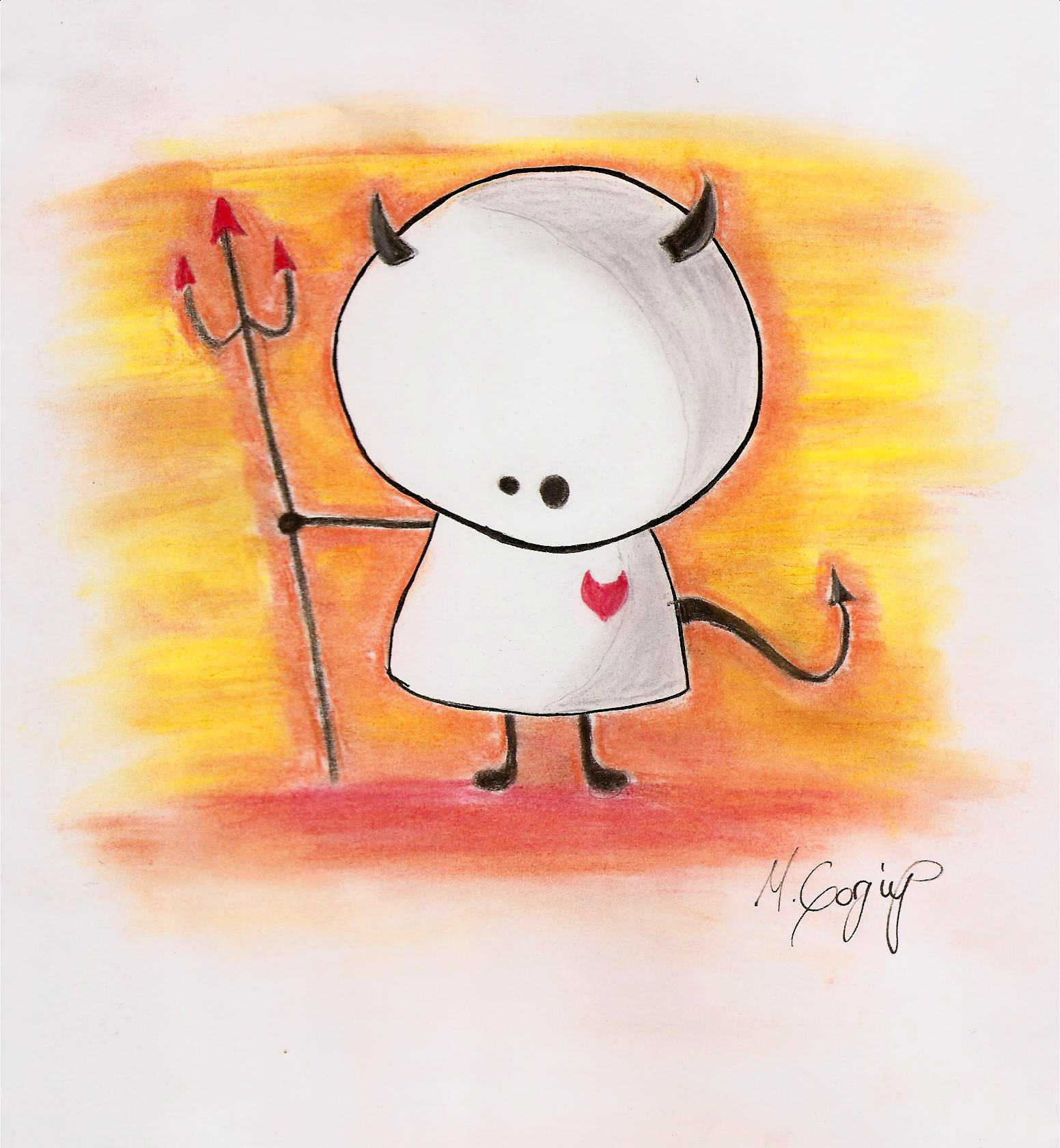 cute devil by Spanoodlez on DeviantArt