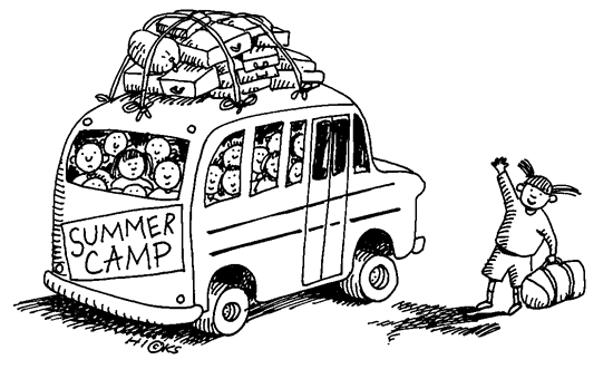 bus to summer camp | Seasons &amp; Holidays | Clip Art Gallery ...