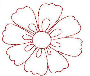 Simple Flower Hand Embroidery 3 Sizes by StitchX - Craftsy