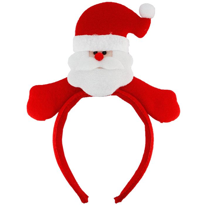 Cute Father Christmas Santa Claus Christmas Festive Fancy Headband ...