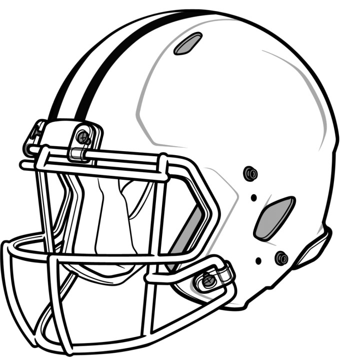 Printable Football Helmets - Cliparts.co