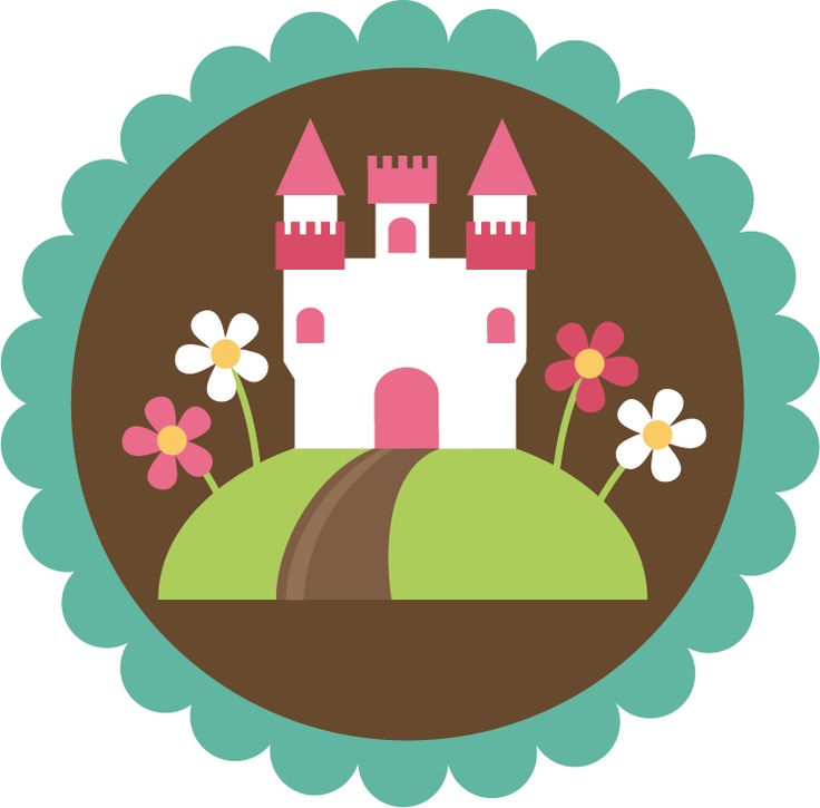 Castle In Circle Scallop SVG file | Scrapbook | Pinterest