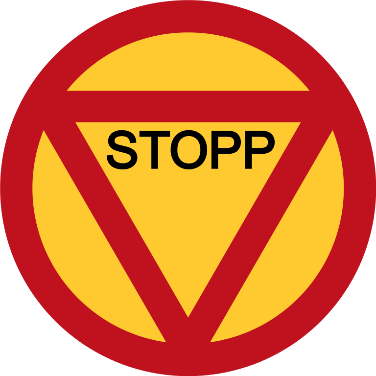 File:Sweden road sign B2 (gammal).svg - Wikimedia Commons