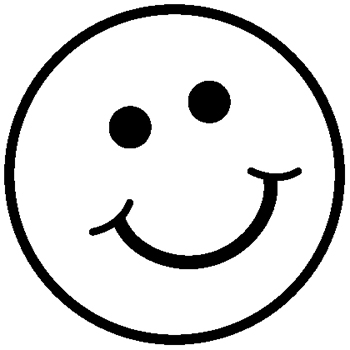 Black And White Smiley Face - Cliparts.co