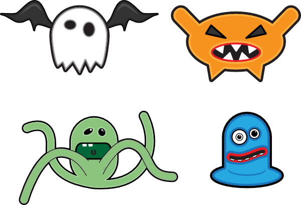 Cartoon Monsters clip art Free Vector - ClipArt Best - ClipArt Best