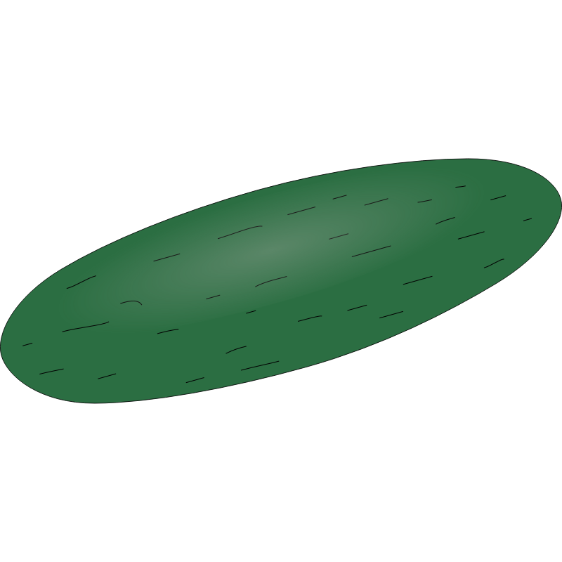 Clipart - cucumber