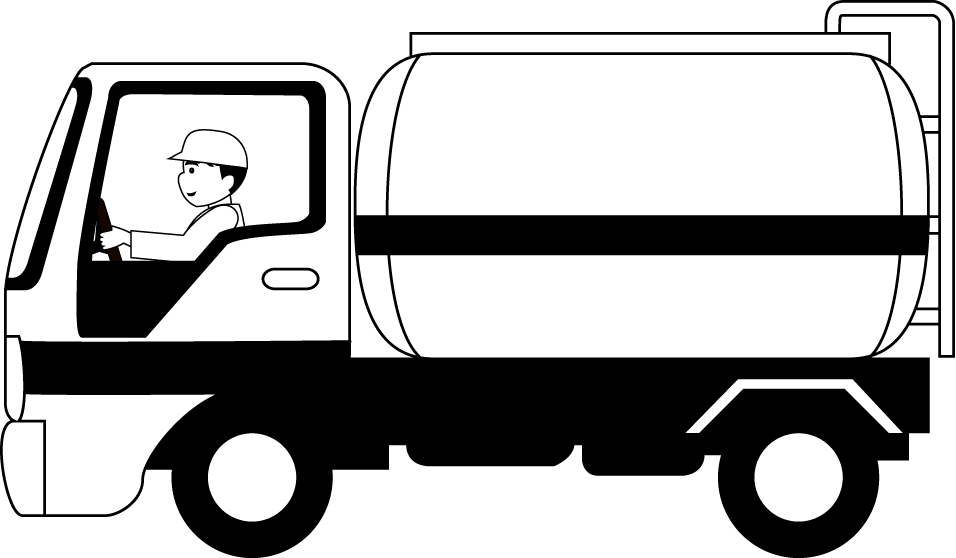 トラック-23-乗り物のイラスト素材-イラストポップ