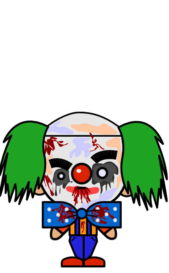ToOn HeAd Zombie clown by adsta on deviantART