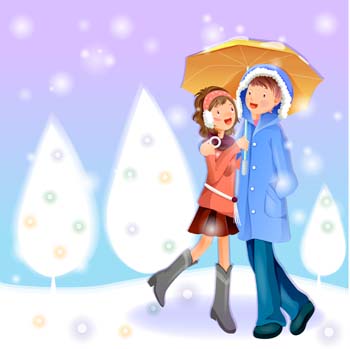Happy couple in love 13 Free Vector / 4Vector