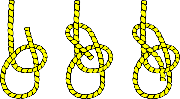 Knot Illustration (bowline) clip art Free Vector / 4Vector