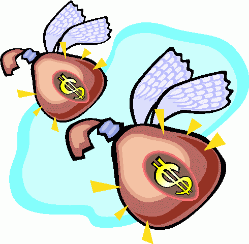 money_flying_3 clipart - money_flying_3 clip art