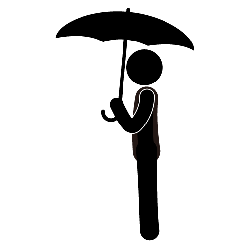 Refers to the umbrella - Pictogram - Free