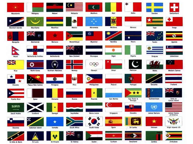 Pictures Of Flags Around The World - Cliparts.co