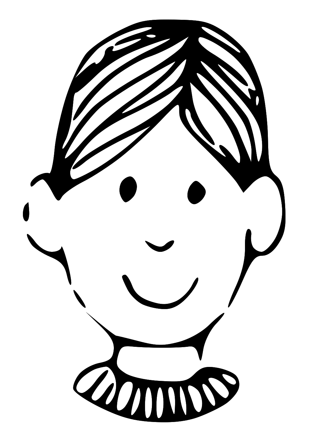 LDS Clipart: face clip art
