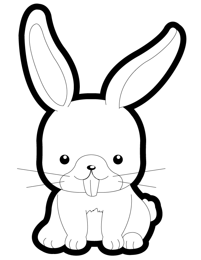 Cute Cartoon Baby Bunny | lol-rofl.com