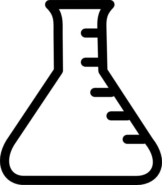 chemistry beaker coloring page | Empty Beaker clip art - vector ...
