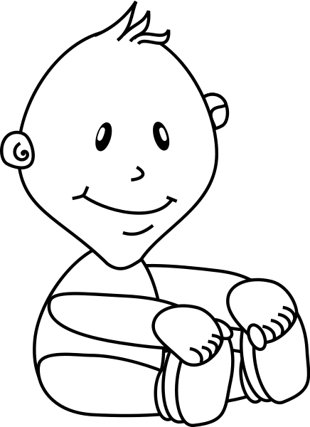 Baby Stage 3 medium 600pixel clipart, vector clip art - ClipartsFree