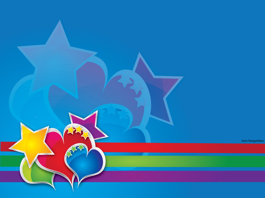 Hearts and Stars Vector by jeno2430 on DeviantArt