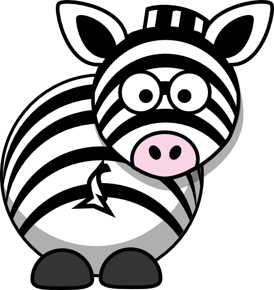 Zebra Clip Art at Clker.com - vector clip art online, royalty free ...