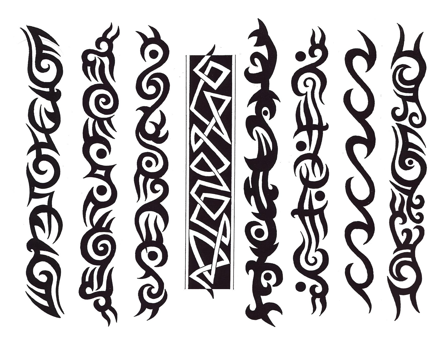 Simple Tribal Band Tattoo Boedesigns