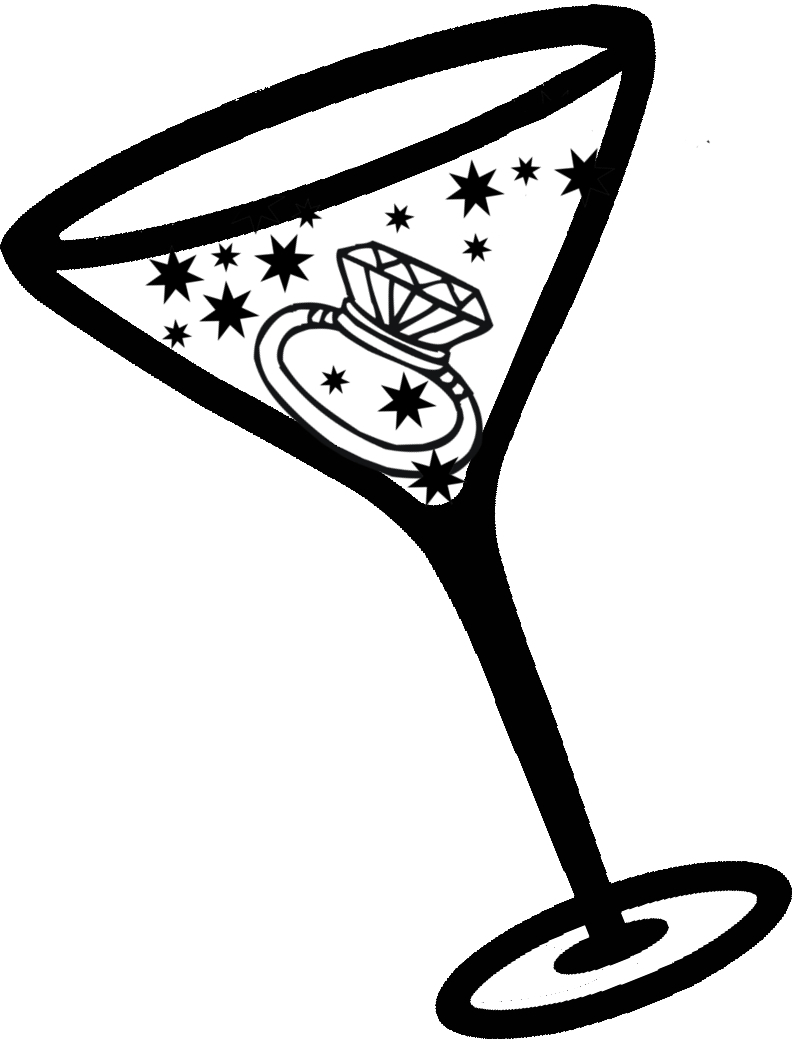 Martini Glasses Clipart