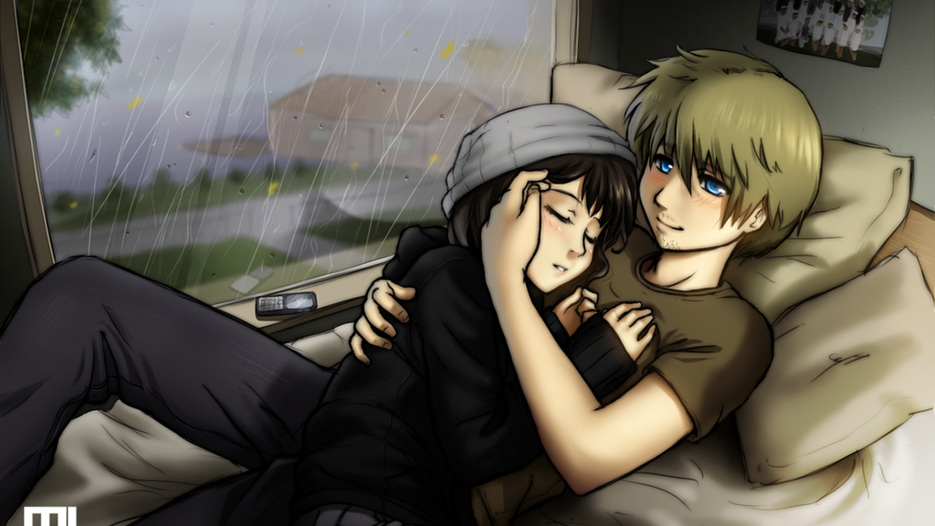 love-couple-wallpaper-cuddling-cartoon -