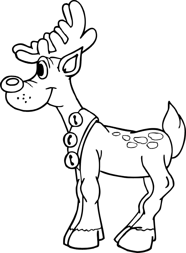 Reindeer Coloring Pages