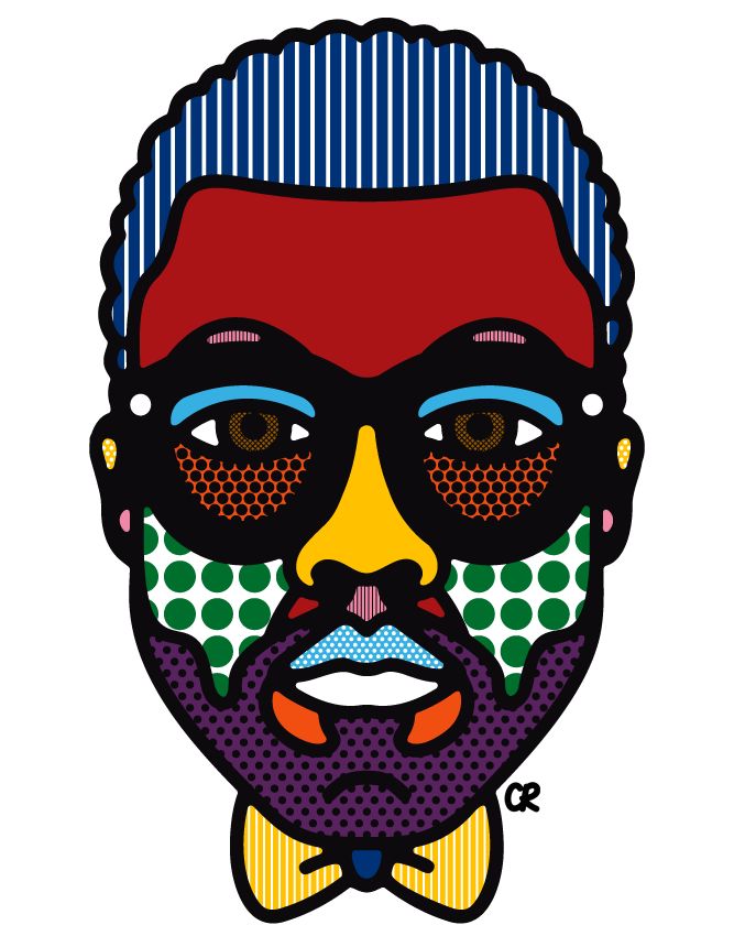 Kanye by Craig & Karl | ILLUSTRATE THE WORLD | Pinterest