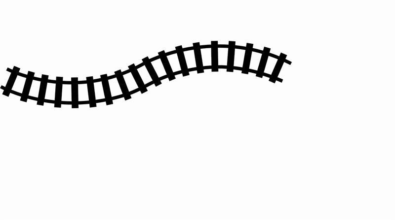 Curved Train Track Clipart | Clipart Panda - Free Clipart Images