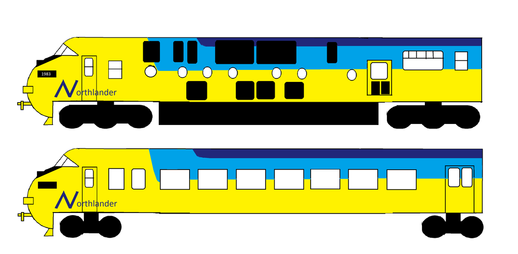 ONT Northlander RAm/DE locomotive/cab car by TrainzMan14578 on ...