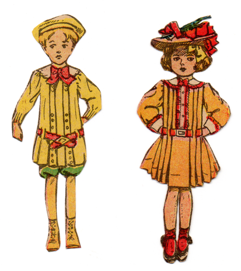 Girl Paper Doll Clip Art Images & Pictures - Becuo