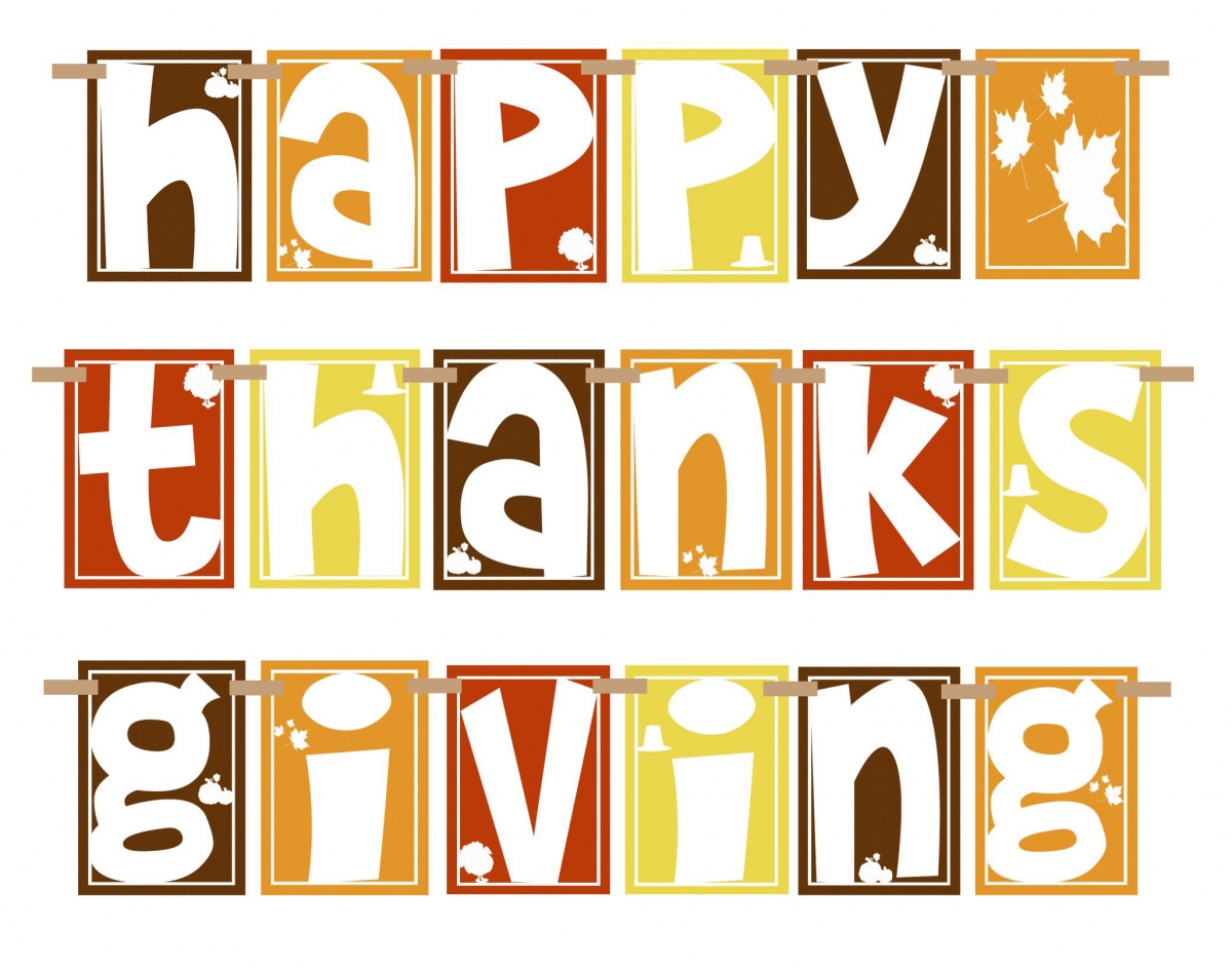Happy Thanksgiving Clip Art Pictures Thanksgiving Break Hours ...