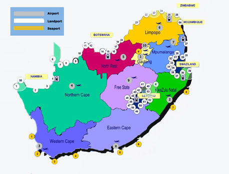 South African Borders