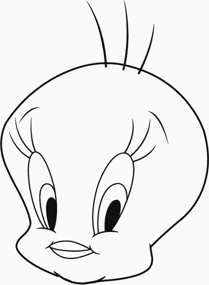 tweety printable coloring pages for kids to print - Coloring Point