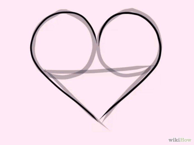 2 Easy Ways to Draw a Heart - wikiHow